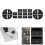 10 x AC Button Repair Kit Dash Replacement for  07-13 Vehicles Decal Stickers 1