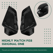 Car Rearview Side Wing Mirror Cover Cap Glossy Black for G60 G61 G68 G70 M5 G90 Right Hand Drive 2023-