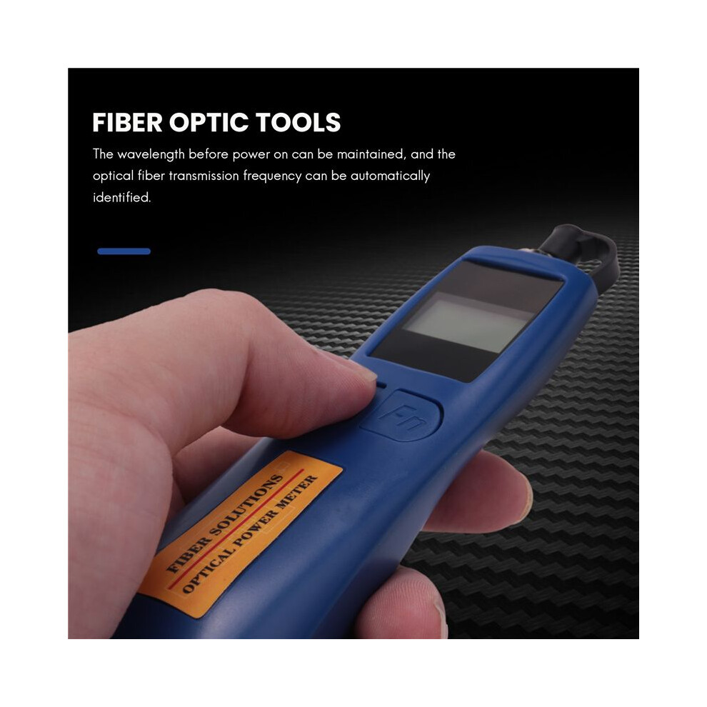 6 Wavelengths Optical Power Meter Tester -50 To 26 Optical Fiber Tester Optical Work Rate Meter Handheld Ftth 6033986726811