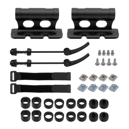 Bicycle Rack Mount Front Fork Mount Bracket with Quick Release Alloy Fork Block Mounts for Most Mountain Bikes 1