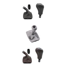 A2042672310 Gear Shifter Knob W/Boot for C/E Class GLK C180 E200 GLK300 W204 W212 W207 Black