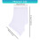 White Black Cleat Covers Protective Slip Resistance for Athletic 3