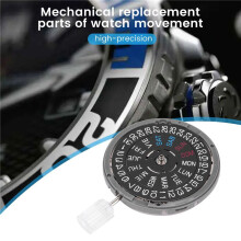 NH36 English Date Week Automatic 3 Oclock Crown Watch Movement Mechanical Replacement Parts