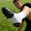 White Black Cleat Covers Protective Slip Resistance for Athletic 4