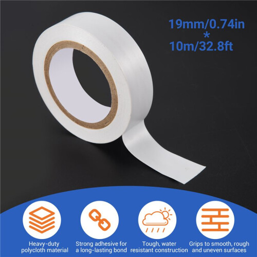 19Mmx10M Cinta Impermeable Para Conductos, 2