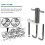 49248 Injector Rail Assembly Remover Tool 6706 for ,Saturn  and  27-214 Direct Injection Engines 3