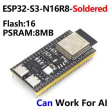ESP32-S3 Development Board Kit 2.4G Wifi BT Module ESP32-S3-N16R8-Soldered,44Pin Type-C Interface,Ideal for IoT Projects