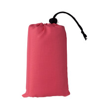 Space Saving Easy Travel Picnics Mats in Carry Pouches-rose red