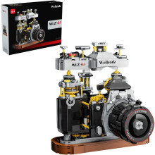 Retro Camera Model Kit for Adults, 1027pcs Vintage Camera Building Set Collectible Display