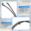 Front Windshield Washer Hose Wiper Spray Hose for   2015-2018 68197414AB 5