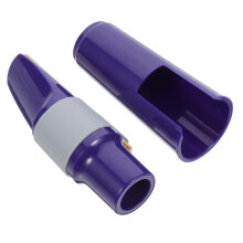Saxophone Mouthpiece Clamp for Alto and Tenor with Durable Metal Patch Holder Adjustable