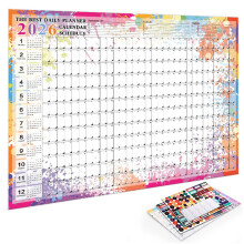 2026 Complete Year Wall Calendar with-Retro American Style
