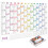 Rainbow Designs Calendrier annuel 2026 pour-Affiche couleur n3 1