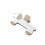 Multifunctional Dog Shape Book Clip Plastic Construction-Khaki 1