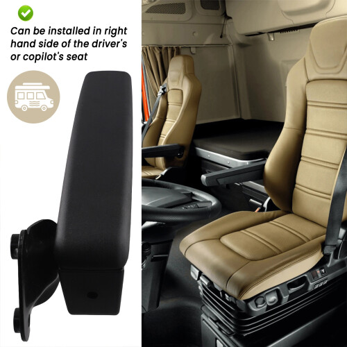 Car  Armrest Adjustable 0‑120 Range Right Hand Arm Rest Universal for  Motorhome 1