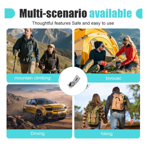 Survival Compasses Survival Hiking Multifunctional Compasses for 1