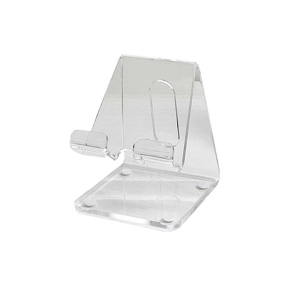 Clear Acrylic Phone Stand For Desk, Universal Holder For 48 Inch Smartphones, Hands Viewing 9771547252306