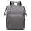 Changing Bag with Changing Mat, Multifunctional Travel Backpack, Grey 1