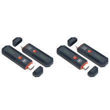 2X -Compatible Wireless Video Transmitter Receiver TV Dongle Adapter for PC Camera Laptop to Projector Monitor TV