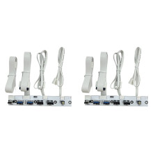 2X USB 3.0 Front Panel Hub IO Panel 2-Port USB3.0+2-Port USB2.0+1-Port TYPE-C 20G+LED for PC Case Desktop White