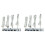 2X USB 3.0 Front Panel Hub IO Panel 2-Port USB3.0+2-Port USB2.0+1-Port TYPE-C 20G+LED  for PC Case Desktop White 1