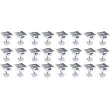 24X Photovoltaic Support Aluminum Alloy Medium Pressure Block Slider 40Mm for Connecting and Fixing Solar Panels
