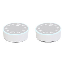 2X Baby Vit Noise Machine USB Uppladdningsbar Vit Noise Sound Machine Baby Sleep Sound Player Nattljus för Hemmakontoret