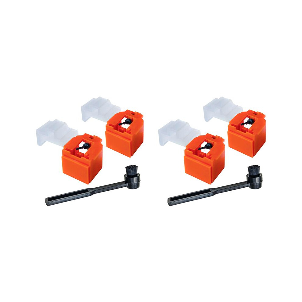 4Pcs Record Player Needles With Brush Replacement For Atn3600 Atn91 At-Pl50 At-Lp60 At-Pl300 An11 Ale33 6031282573542
