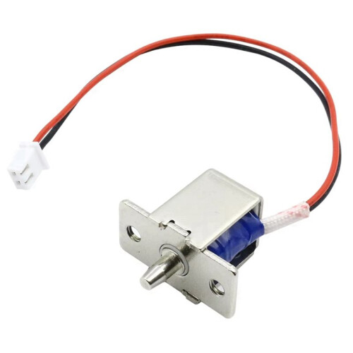 2X Electronic Bolt Lock Compact Solenoid Electromagnet Door Lock Concealed Installation for Secure Access DC12V-0.54A 1