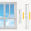 2X Adjustable AC Window Lock Bar, Small Window Security Bars for Child Safety, Window Stoppers for Vertical Sliding A 8