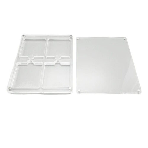 2X High Transparency Acrylic Magnetic Suction Cover Games Storage Box Hard Shell Cartridge Case for GameBoy GB GBC 2