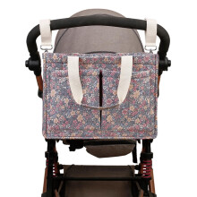 Diaper Bag Tote Lightweight Large Capacity with Stroller Straps Foldable Travel Nursery Storage