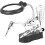 LED Magnifying Lamp with Adjustable Arms and Clips for Soldering Helping Hands Electronics 3