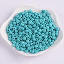 Tiny Round 1000/500/200pcs 2mm 3mm 4mm Glass Loose Spacer Beads lot for Jewelry-4mm(200pcs)-Lake Green