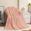 Coperta in microfibra rosa 70x100 cm 2