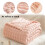 Throw Blanket Soft Thick Facecloth 70x100cm Pink 6