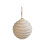 White Plastic Christmas Baubles with Hanging Loop 2