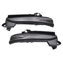 Zijspiegelknipperlichten voor Ford Mondeo/Fusion USA 2013–2020, compatibel met OEM DS7Z13B374A, zwarte behuizing, set van twee