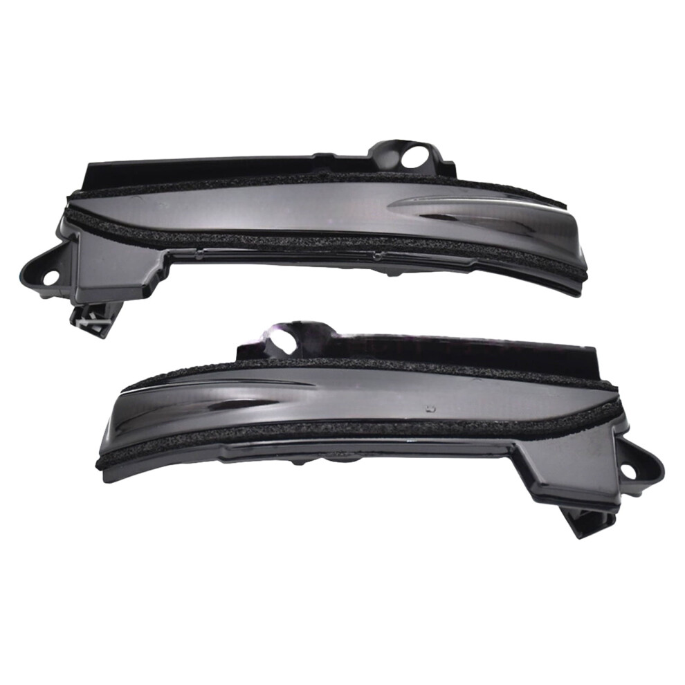 Side Mirror Turn Signal Lights For Ford Mondeo/Fusion Usa 2013Â2020, Compatible With Oem Ds7z13b374a, Shell, Pair Black 9365509670620