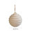 White Plastic Christmas Baubles with Hanging Loop 3