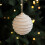 White Plastic Christmas Baubles with Hanging Loop 1