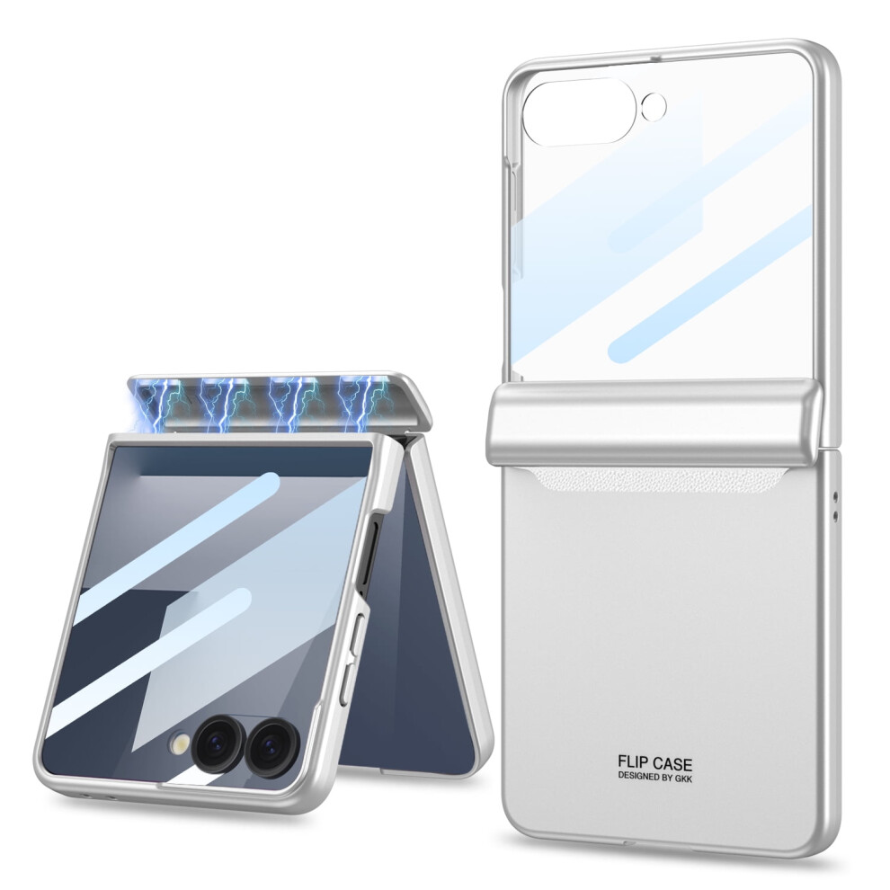 Allytechgroup Galaxy Z Flip 7 Case With Built-In Screen Protector, Hinge & Magnetic Protection, Wireless Charging, Shockproof Slim Fit – Compatible 9365509671665