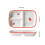 Square Portion Control Plates for Weight Loss,Divided Plates Ceramic Plates 2