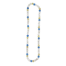 Collana da baseball HFINGAQEX1PCS con strass, gioiello ispirato agli atleti per sport competitivi, accessorio elegante per atleti T7C4