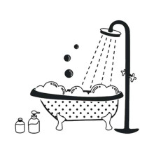 Pvc Bathtub Wall Stickers, Bubble Wall Stickers, Bathroom Wall Decoration, Happy Stickers, Room, Living Room, And Bathtub Stickers.
