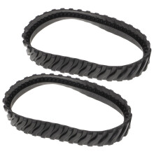 Pretyzoom 2Pcs Pool Replacement Parts Pool Cleaning Sweeper Tires Rubber Black for Pool Maintenance