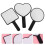 3 Pcs Unbreakable Cosmetic Mirror with Handle Lightweight Mirrors Travel 6