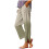 Women's Khaki Ombre Cropped Capris XL 1