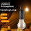 LED Solar Light Bulbs Outdoor IPX4 Waterproof 4 Pack 7