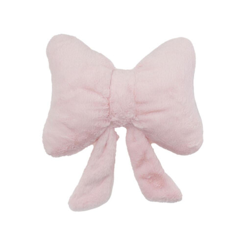 Soft Furry Bow Throw Pillow Plush Home Decor P6
